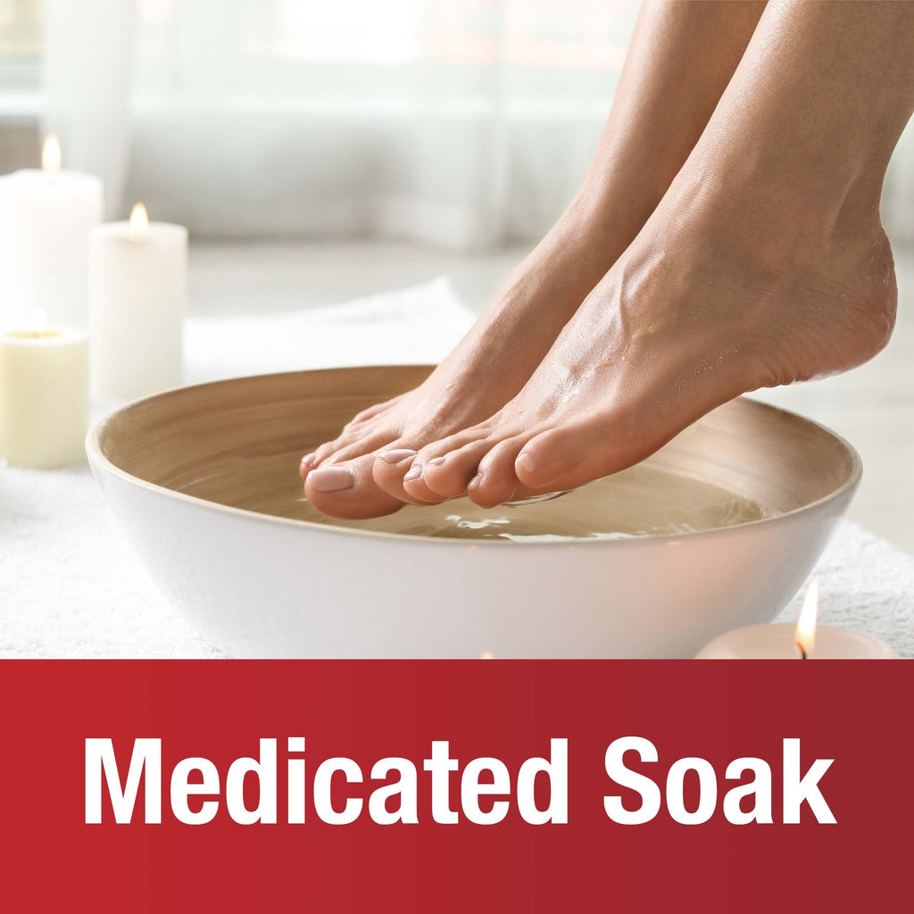Kerasal Athlete's Medicated Foot Soak, Bath for 5-in-1 Rapid Symptom Relief, 12 Count, (Pack of 1)