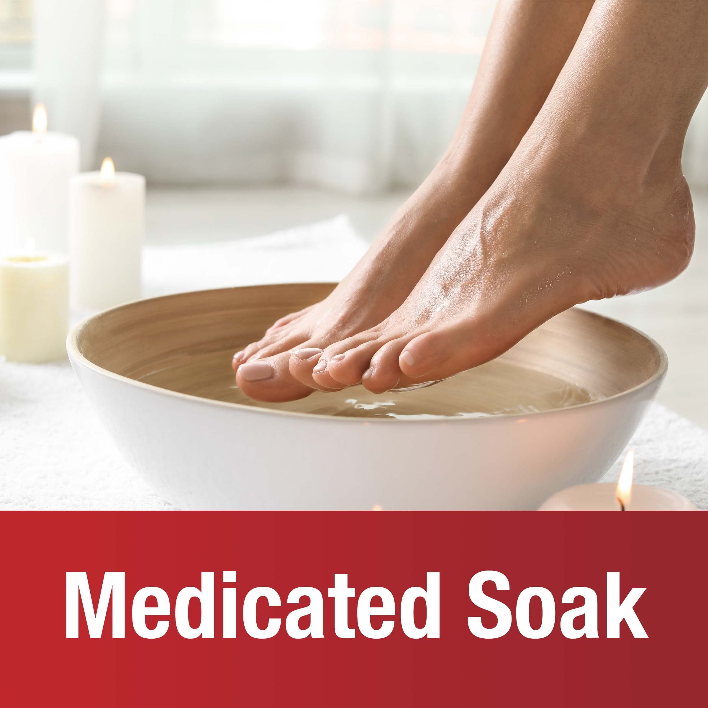 Kerasal Athlete's Medicated Foot Soak, Bath for 5-in-1 Rapid Symptom Relief, 12 Count, (Pack of 1)
