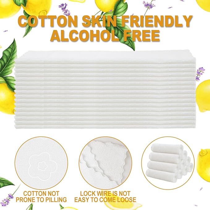 Hot or Cold Moist Cotton Towel Bulk Moist Towelettes Individually Wrapped