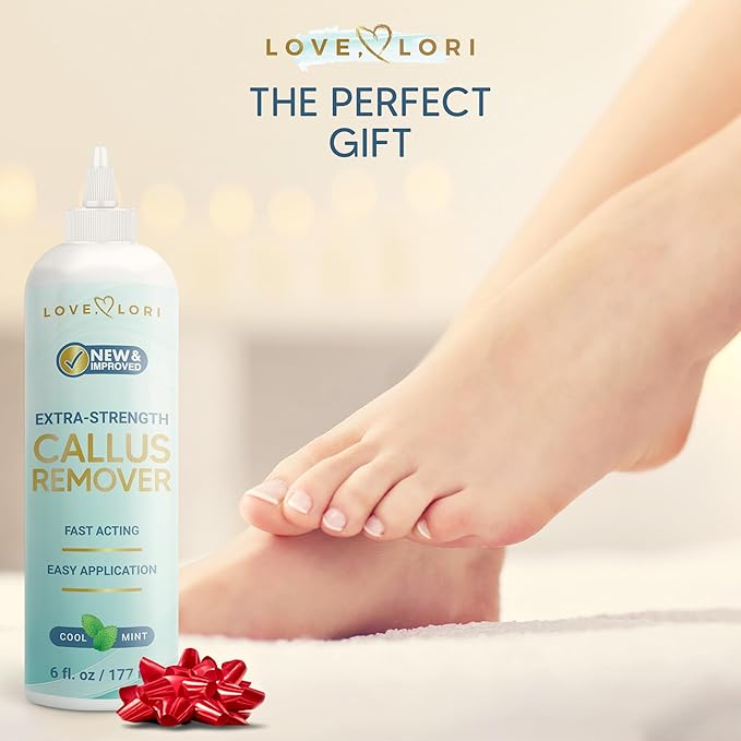 Callus Remover for Feet (Extra Strength) Foot Callus Remover Gel - Pedicure Tools for Feet Scrubber – Foot Care Spa Essentials, 6oz
