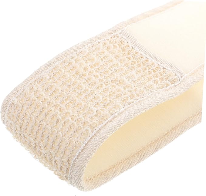 VICASKY Cotton Bath Gloves Back Scrubber Straps Exfoliating Gloves for Shower Women Men Body Cleaning Tool for Home and Travel