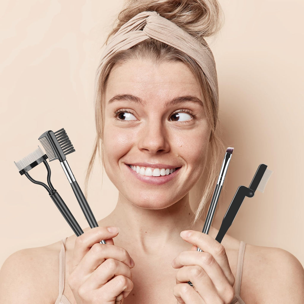 SWEET VIEW Eyelash Comb Lash Separator Tool Brow Brush