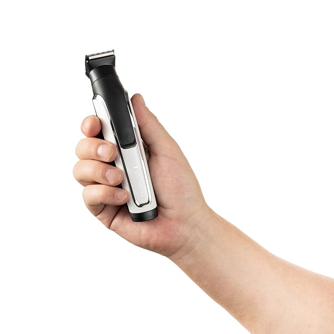 Remington WETech Body Grooming Kit with XL Dual-Sided Trimmer with 3-Length Comb & 3 Additional Combs with 10% Larger Blades & Ergonomic Handle for Fast and Easy Trimming