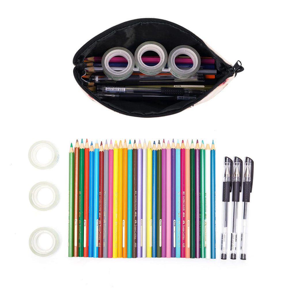WANDF Small Makeup Bag for Purse, Small Cosmetic Bag for Women