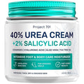 Urea Cream 40 Percent for Feet Maximum Strength, Callus Remover Foot Cream, Dry Cracked Heels Exfoliating Lotion with Salicylic Acid, Ceramides, Tea Tree Oil – Women and Men, 4.3 oz