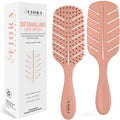 Fiora Naturals Detangler Brush for Wet and Dry Hair, Soft Detangling Brush