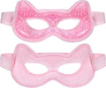 Qianyu Cooling Eye Mask Gel Bead Eye Packs Hot Cold Compress Reusable Face Mask for Dry Puffy Eyes Puffiness Dark Circles Headaches Sleeping Stress Relief Skin Care Men Women