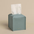 OLETHA Square Tissue Box Cover - Aesthetic Desk Decor for Room, Home & Office - Tissues Cube Boxes Holder - Sky Blue