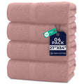 DAN RIVER 600 GSM Cotton Large Bath Towels Set of 4, 27 x 54 Inches