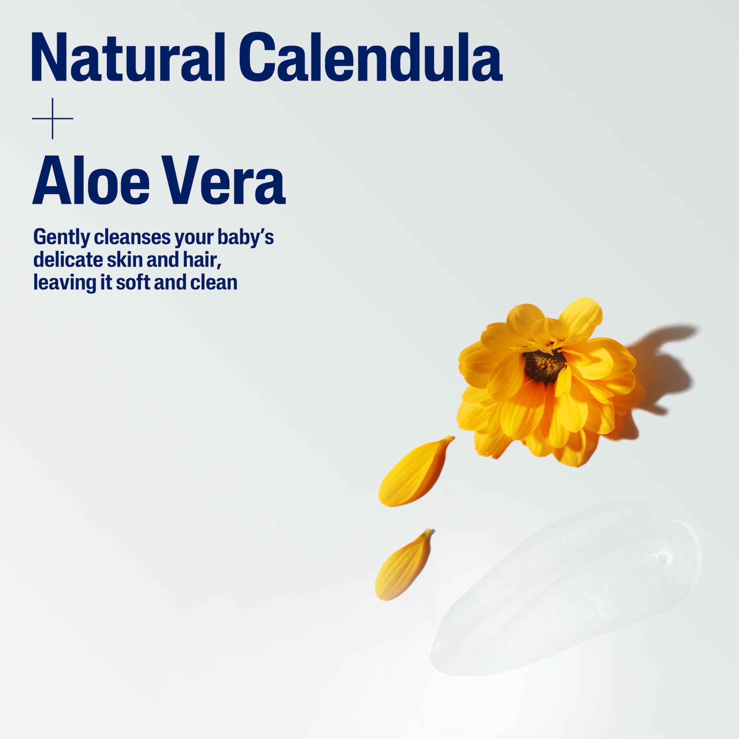 Cetaphil 2-in-1 Baby Shampoo & Body Wash, Tear Free, Calendula, 7.8 Fl Oz