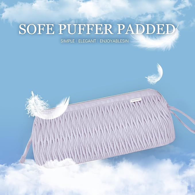 Leudes Dy son Travel Case for Shark Hair Dryer Airstraight Flex Style Hair Attachment Tool Organizer Accessories Air Wrap Flat Curling Iron Carrying Case (Lavender)