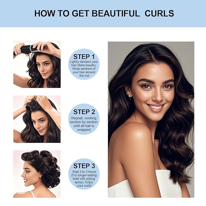 Togayu Heatless Curls Overnight Hair Care Set - Jumbo Velvet Hair Curlers