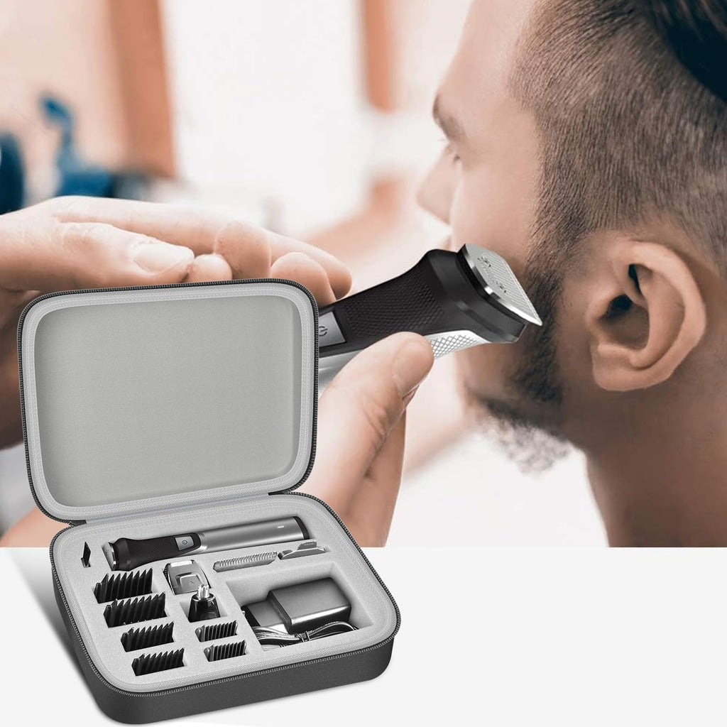 GWCASE Compact Travel Case for Philips Norelco Multigroom 7000 5000