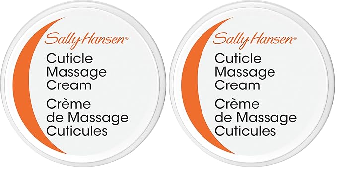 Sally Hansen Nail Treatment Cuticle Massage Cream™ | Moisturizing Cuticle Care | Nourishes & Conditions Dry Nails & Cuticles (Pack of 2)