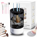 Cosmetic Brush Cleaner, 2026 New Electric Makeup Brush Cleaner Machine, Makeup Sponge Cleaner Machine with Dual Power Options for Deep Cleaning All Types of Makeup Brushes (Black, Charging)