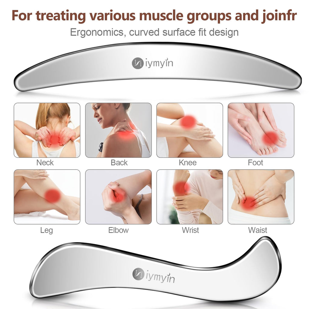 Niymyin 304 Stainless Steel Fascia Gua Sha for IASTM & Sore Muscle Massage
