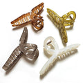 Nalodu 5 Inch Hair Claw Clips Extra Large No Slip Big Jelly XL Clip for Thick Curly Long Hair Women, 4 Pack