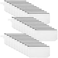 Saintrygo 30 Pcs Canvas Makeup Bags Bulk, Travel Cosmetic Zipper Pouch Blank DIY Multipurpose Toiletry Bag Hygiene Pouch for Women Purse Pencil Case (9.8 x 5 x 2 Inch,White)