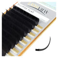 LASHVIEW Eyelash Extensions,Ellipse Flat Eyelash Extensions 0.20mm C Curl 10mm, Black,Individual Lashes,Semi-Permanent Extremely Soft Professional Salon Use
