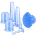 BBTO Silicone Facial Cupping Set, Vacuum Massage Cup Kit