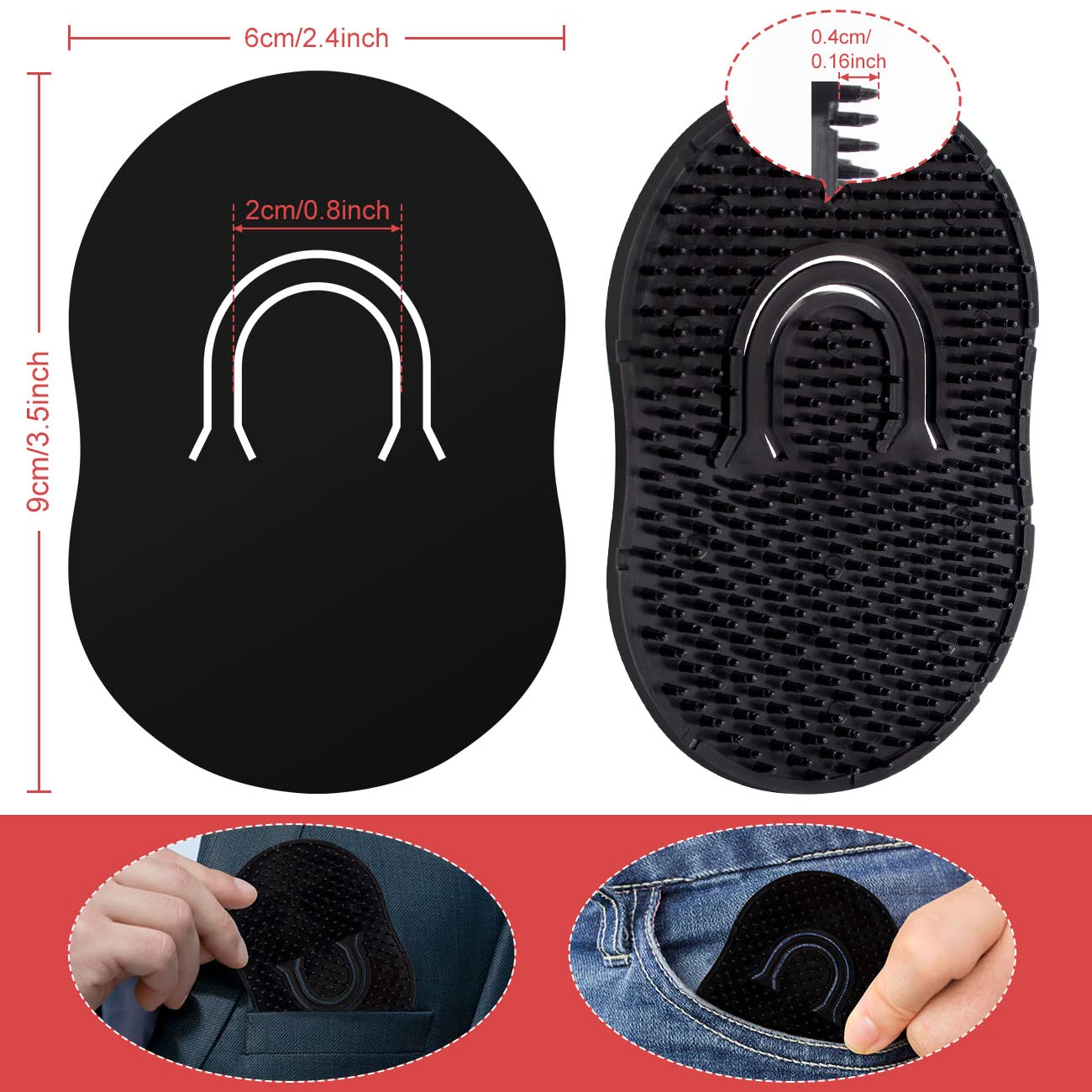 Portable Grooming Set: Plastic Massage Combs, Beard Brush, Scalp Shampoo Brush, and Pet Grooming Brushes for Home and Travel (6 Pack)