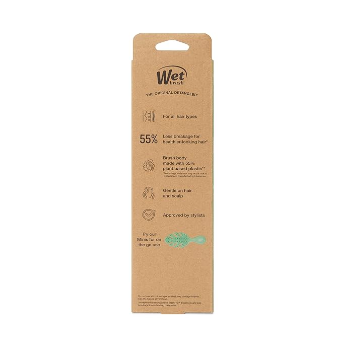 WetBrush Go Green Detangler Green
