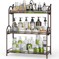 EKNITEY Bathroom Organizer Shelf Countertop - 3 Tier Spice Rack No Assembly