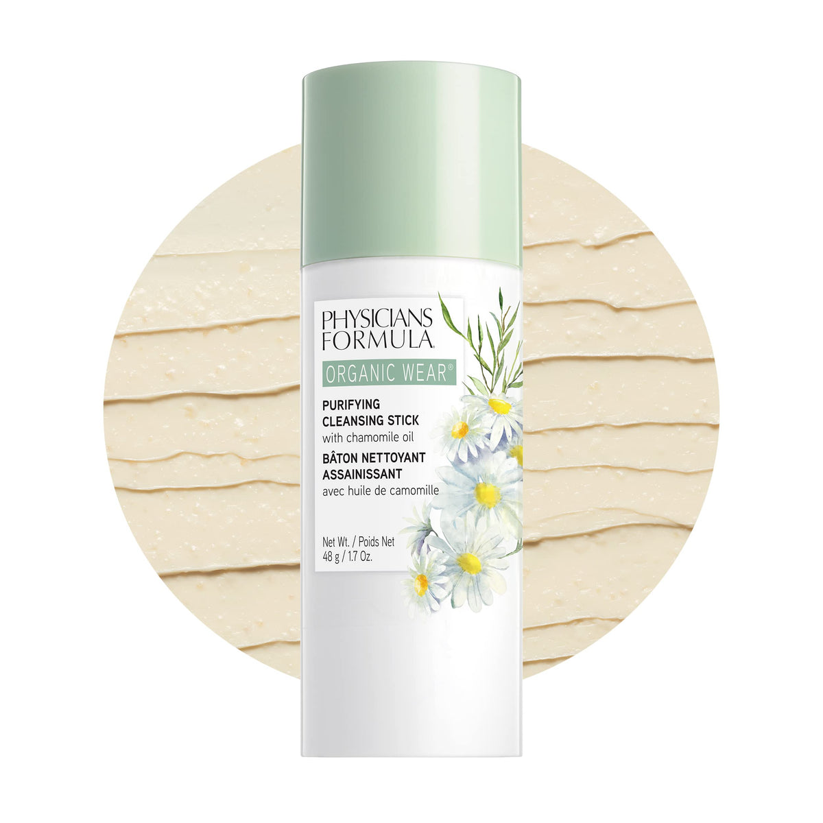 Makeup Remover By Physicians Formula Organic Wear Natural Purifying Cleansing Makeup Remover Balm Stick, Exfoliating, Dermatologist Tested, Clinicially Tested