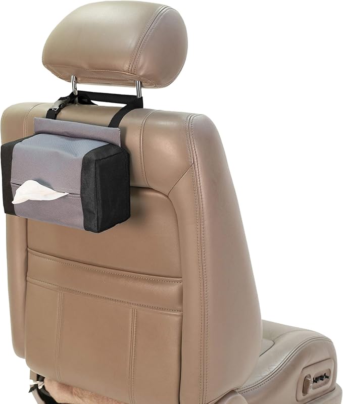 FH Group E-Z Travel™ Napkin Tissue Dispenser Holder Fits Most Cars, SUVs, Trucks, and Vans Beige