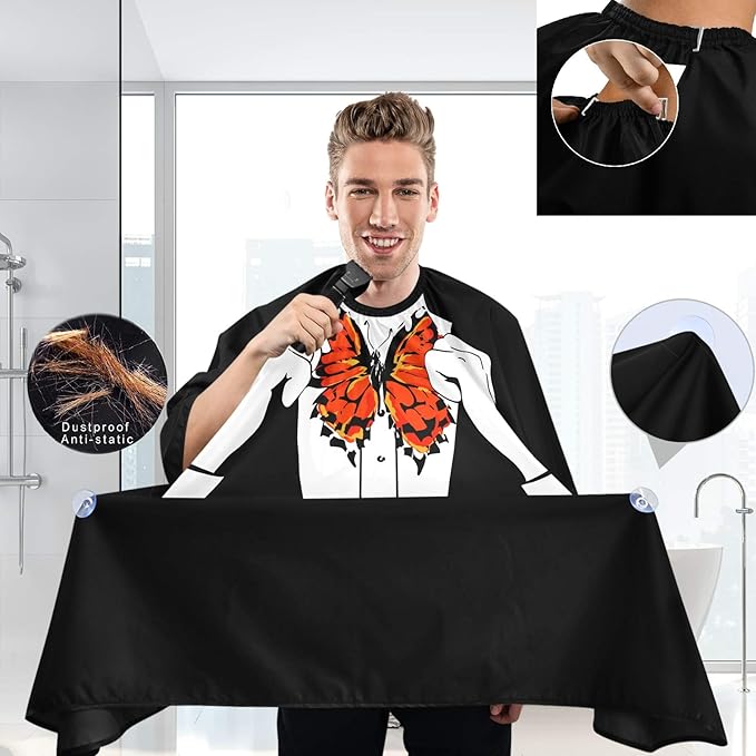 Stylish Barber Cape - Unisex Hair Cutting Apron for Men & Women