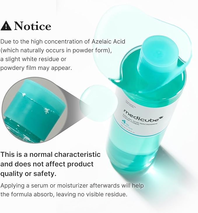 medicube Azelaic Acid Niacinamide Clarifying Toner
