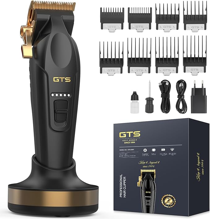Hair Clippers for Men, Beard Trimmer Hair Clippers for Men, Professional Hair T-Blade Trimmer Cordless Rechargeable Edgers Clippers Electric Beard Shaver