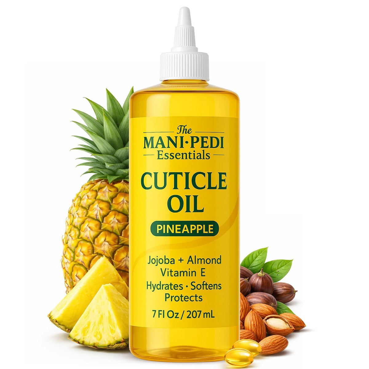 TMPE Nourishing Cuticle Oil Bulk Pack (Pineapple), Nail Supplies, 7 Fl Oz