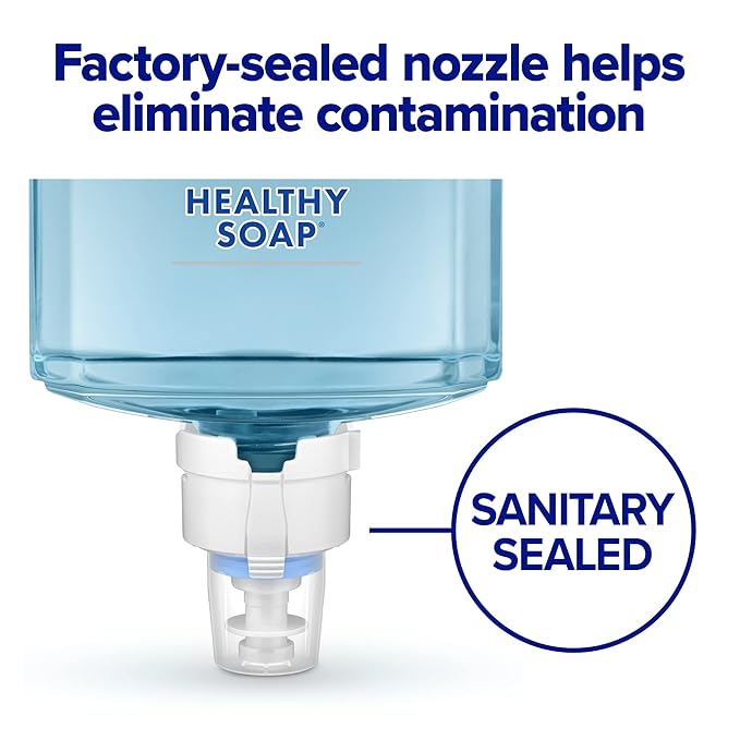 PURELL Brand HEALTHY SOAP Gentle & Free Foam, Fragrance Free, 1200 mL Hand Soap Refill for PURELL ES4 Manual Soap Dispenser (Pack of 2) - 5072-02 - Manufactured by GOJO, Inc.