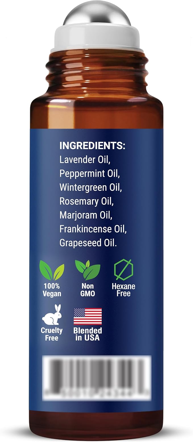 Muscle Relief Essential Oil Roll-On 10 ml - Muscle Oil for Deep Relaxation