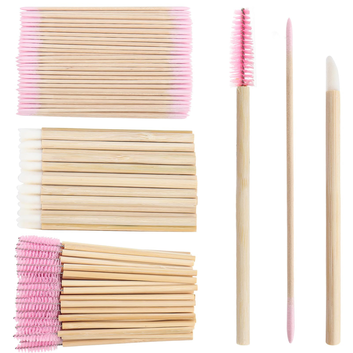 Mekupeu 300 Pcs Eyelash Extension Supplies Kit