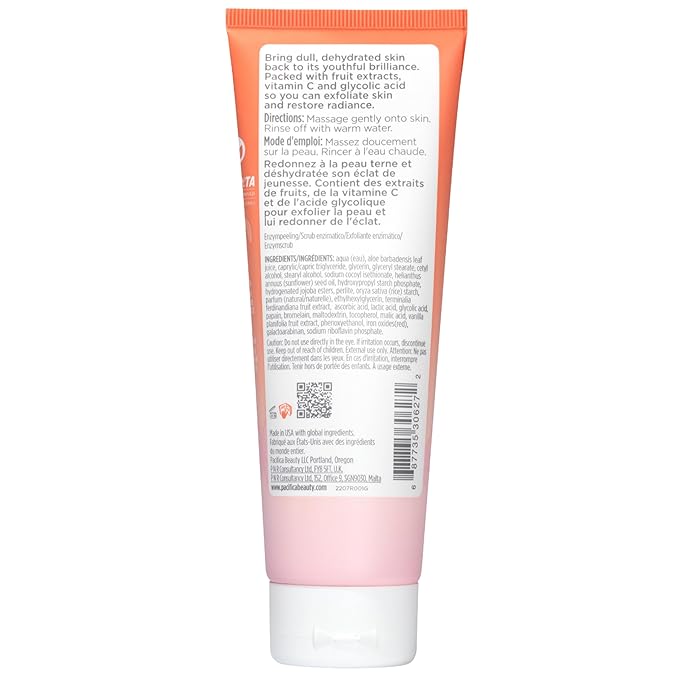 Pacifica, Scrub Enzyme Glow Baby Super Lit, 4 Fl Oz