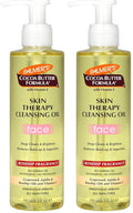 Palmer's Cocoa Butter Formula Skin Therapy Cleansing Oil,Gentle Makeup Remover with Rosehip Oil and Vitamin C,6.5 Ounce,(Pack of 2)