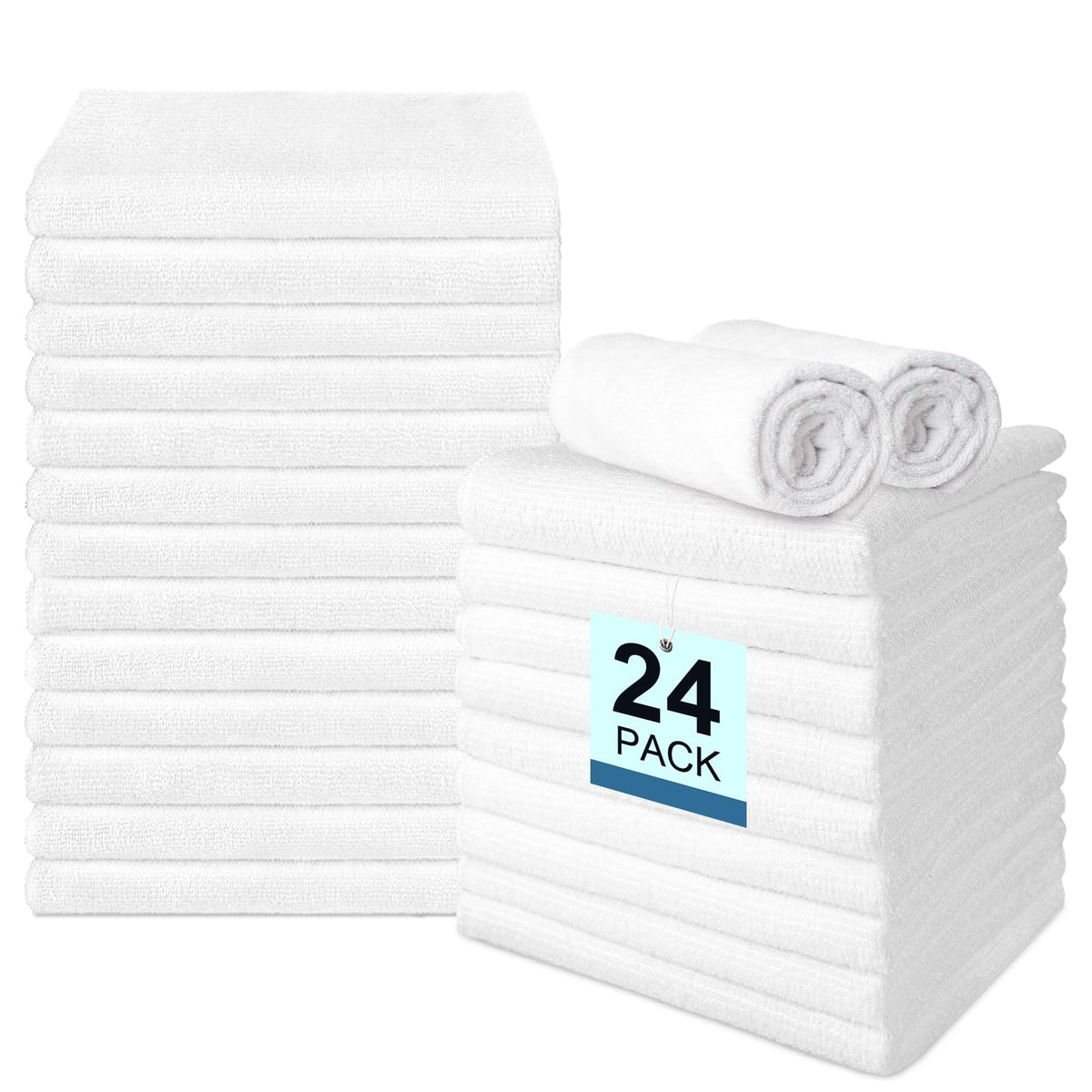 UNIMADE 48 Pack Salon Towels - Highly Absorbent Hand Towels