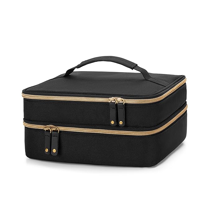 CURMIO Double Layer Hair Clipper Travel Case for Most Standard Hair Trimmer