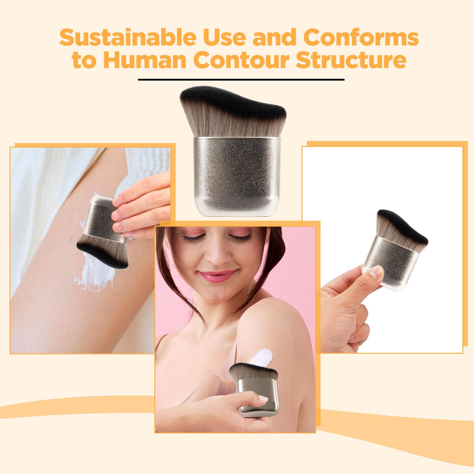 Self Tanner Brush Body Makeup Kabuki Foundation Applicator