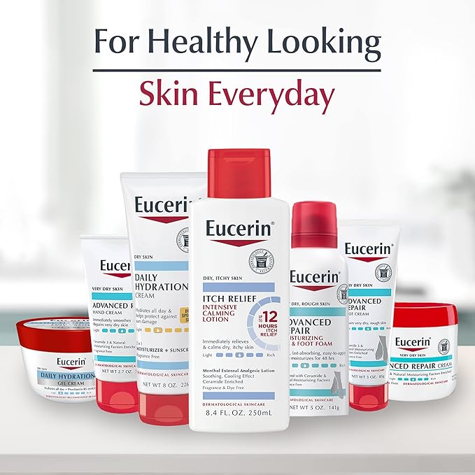 Eucerin Skin Calming Itch Relief Body Lotion, 8.4 FL OZ