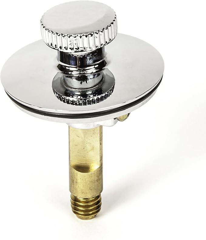 Universal Lift n Turn, (Twist Close) Bath Tub/Bathtub Drain Stopper Includes 3/8" and 5/16" Fittings