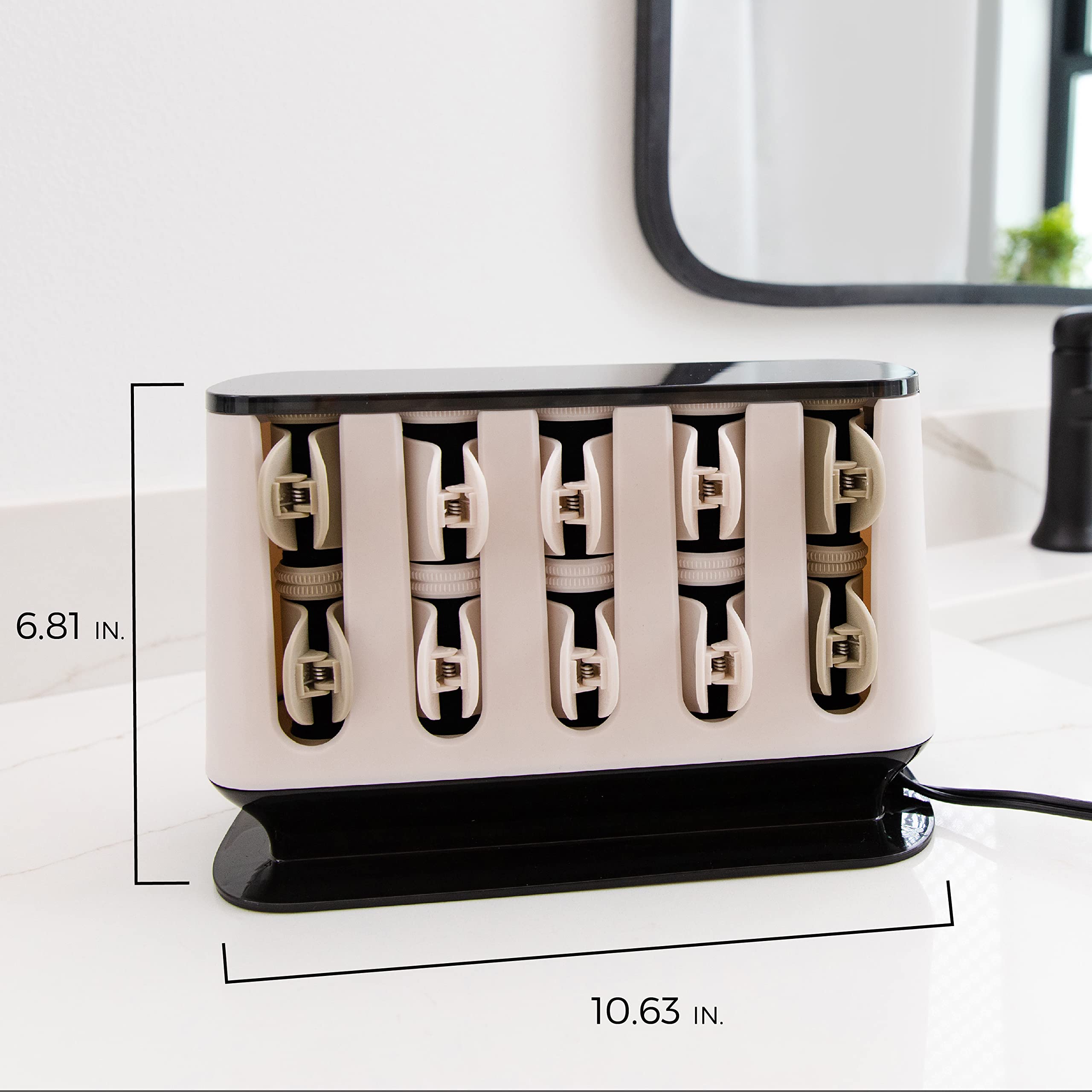 Remington Shine Therapy Hot Rollers, Hair Setter Rollers, 20-Piece Set