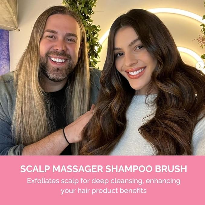 FUL Scalp Massager, Soft Silicone Brush for Hair Growth, Exfoliating Scalp