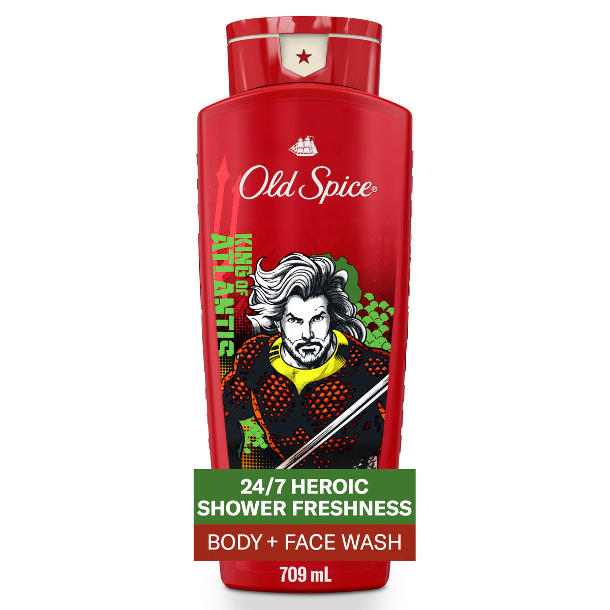 Old Spice Body Wash for Men, Long-Lasting Brooklyn Bounce Scent, 24 fl oz