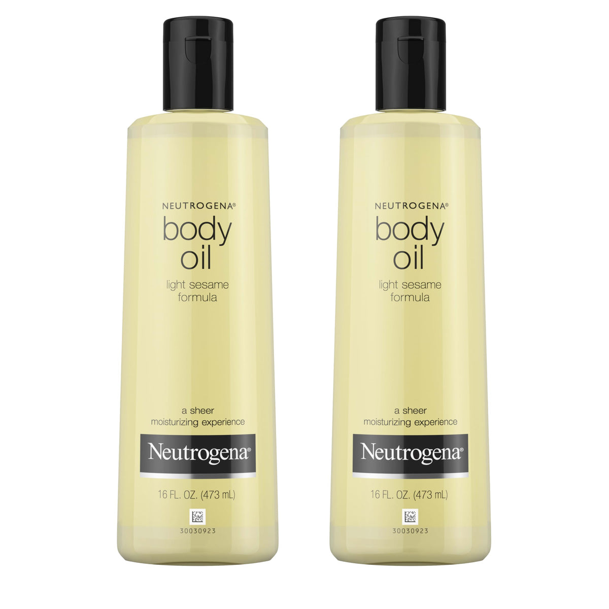 Neutrogena Body Oil Light Sesame Formula, Twin Pack, 16 fl oz