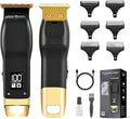 Elehomyou Beard Trimmer for Men - Rechargeable Men's Hair Clippers & Razor, Cordless Hair Trimmer & Shaver for Face, Neck, Groin & Manscaping, Ideal Gift for Men, Black