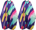 YELEGI Professional Hair Cutting Cape(2Pcs), Salon Barber Cape with Adjustable Snap Closure, Waterproof Hair Dye Color Cape Hair dressing stylist apron (Colorful)