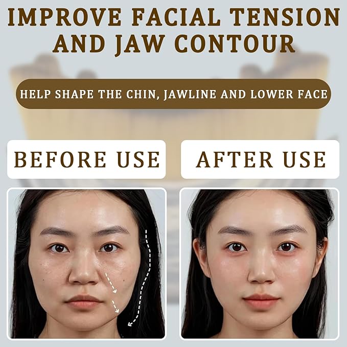 Lymphatic Contour Face Brush, Lymphatic Drainage Massager for Face, Ergonomic Facial Massage Tool for De-Puffing, Skin Firming & Enhanced Skincare Absorption